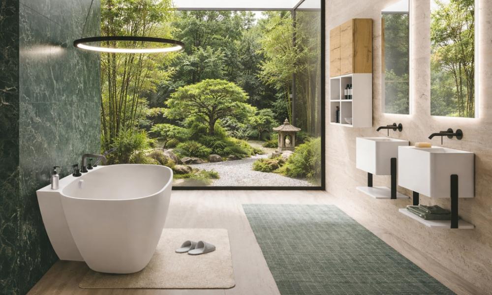 LaBrilliante Badewanne im Japandi Stil