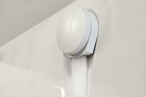 Hoesch Combi Plus drain/overflow fitting iSensi, white - Hoesch Combi Plus drain/overflow fitting iSensi, white