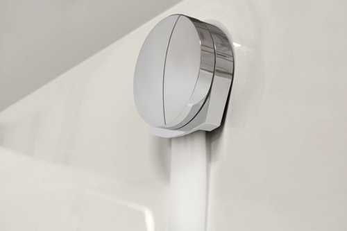 Hoesch Combi Plus long drain/overflow fitting iSensi, chrome - Hoesch Combi Plus long drain/overflow fitting iSensi, chromee