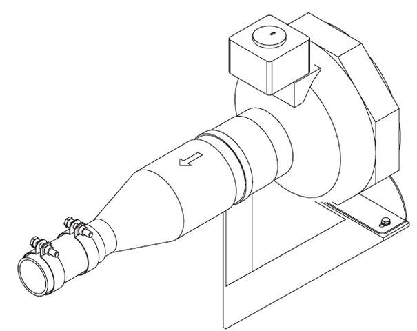 Air-input blower 230V for steam generator - Air-input blower 230V for steam generator