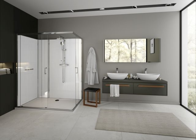 shower cabin nUnity hinged doors - shower cabin nUnity hinged doors 