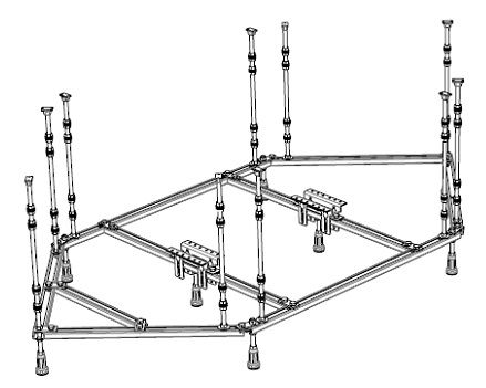 Base frame hexagonal - Base frame hexagonal