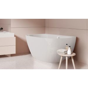 bathtub LaBrillante corner1800x800 left overflow filling