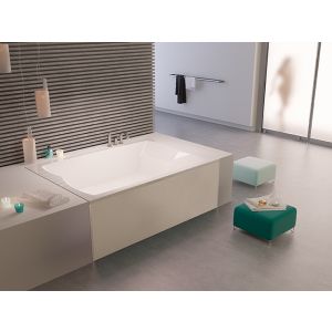 Glas panel rectangular bathtub niche 1800x800