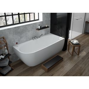 Bathtub iSensi corner monolith overflow filling 1600x750 right