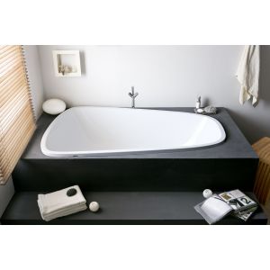 Badewanne SingleBath Duo 1766x1141 Überlauf rechts