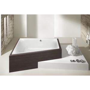 Bathtub Thasos Trapezoidale-shaped 1750x1100 right