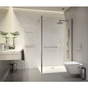 Shower cabin  Liberty corner version 800 right, side entry