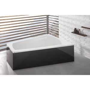 Bathtub Largo trapezoidaloidaloidale-shaped 1800x1400 right