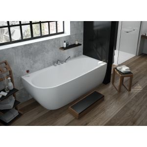 Bathtub iSensi corner monolith overflow filling 1700x750 right