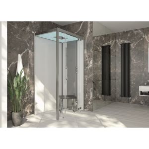 Steam cabin SensePerience 1200x900 right, without shower tray