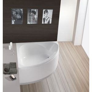 Bathtub Spectra corner 1400 with loose apron
