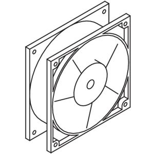Ventilator incl. pipe mount for steam generator