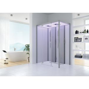 Steam cabin SensePerience 1600x1000 left, without shower tray