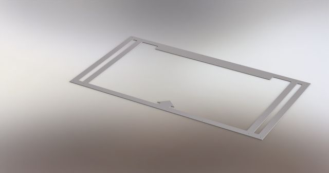 Template for SensePerience rectangular 1200/1400x900 without shower tray