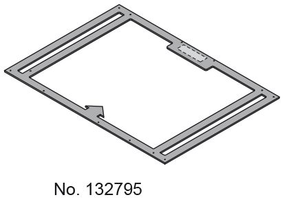 Template for SensePerience rectangular 1200/1400