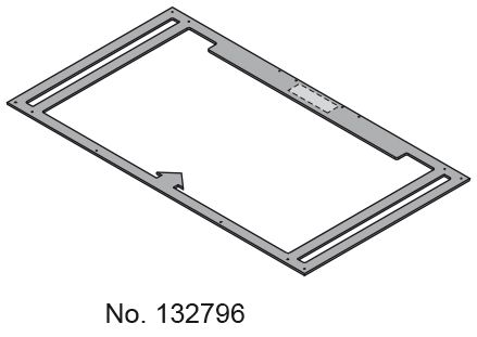 Template for SensePerience rectangular 1600/1800