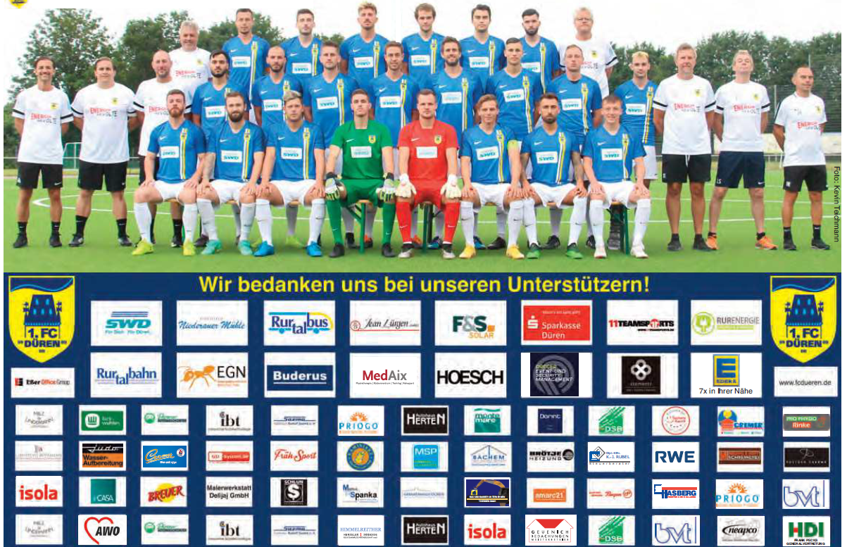Gemeinsam für den Sieg! HOESCH - Premium-Partner des 1.FC Düren 