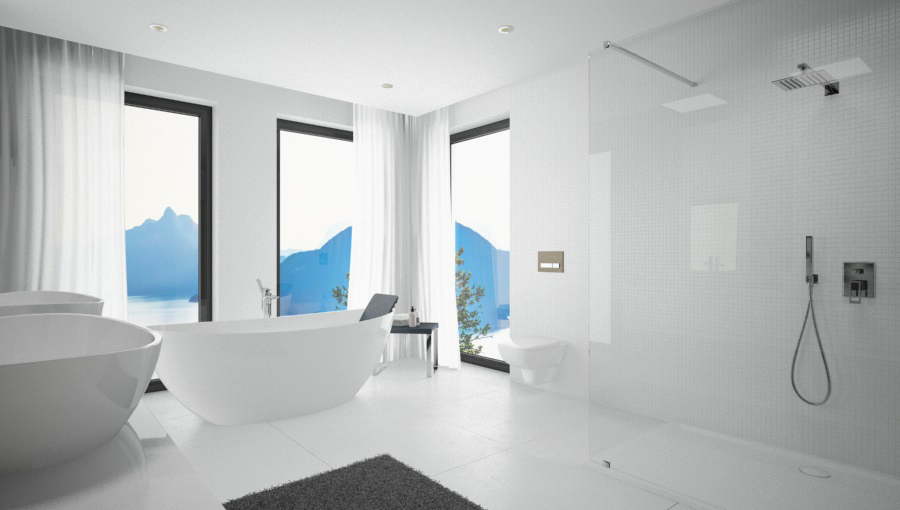 The Total White Look - a new trend in the bathroom