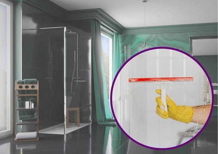 Do you clean your shower enclosure? Find out how to do this quickly and effectively.