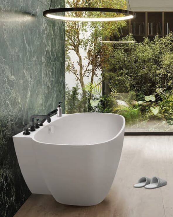 LaBrillante -  wall-type bathtub